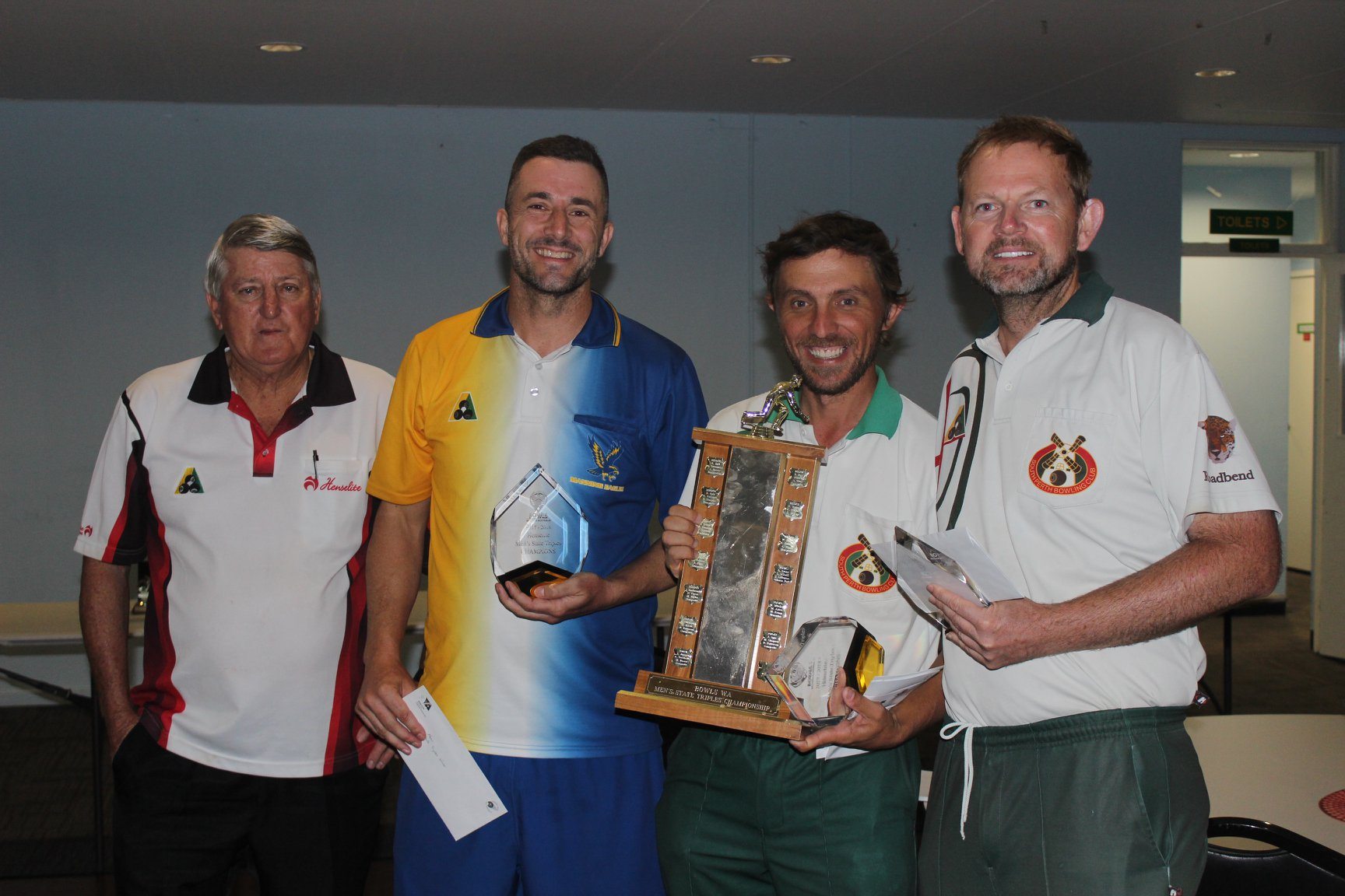 2018 State Bowls Triples Winners